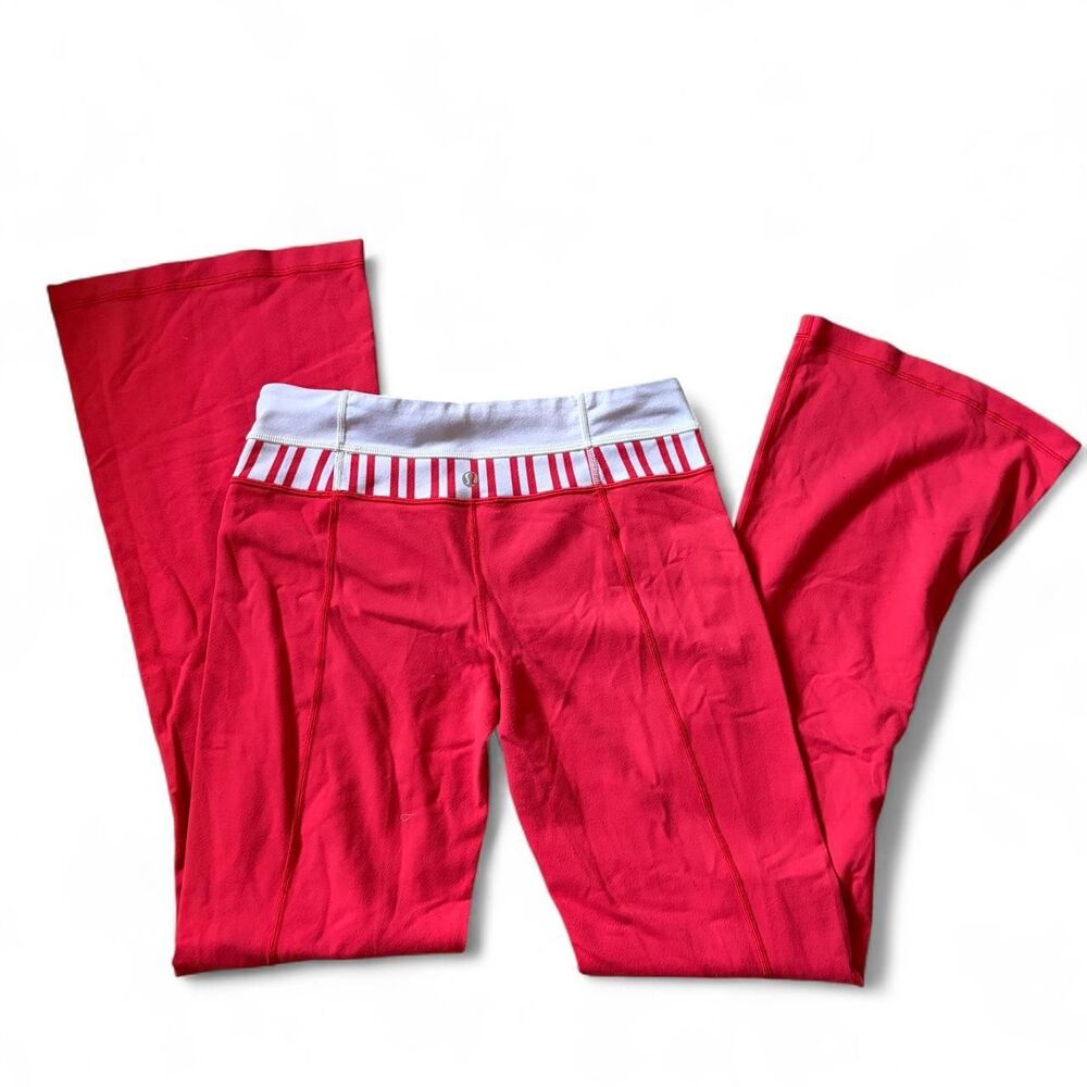 Lululemon Women's Red and Pink Leggings